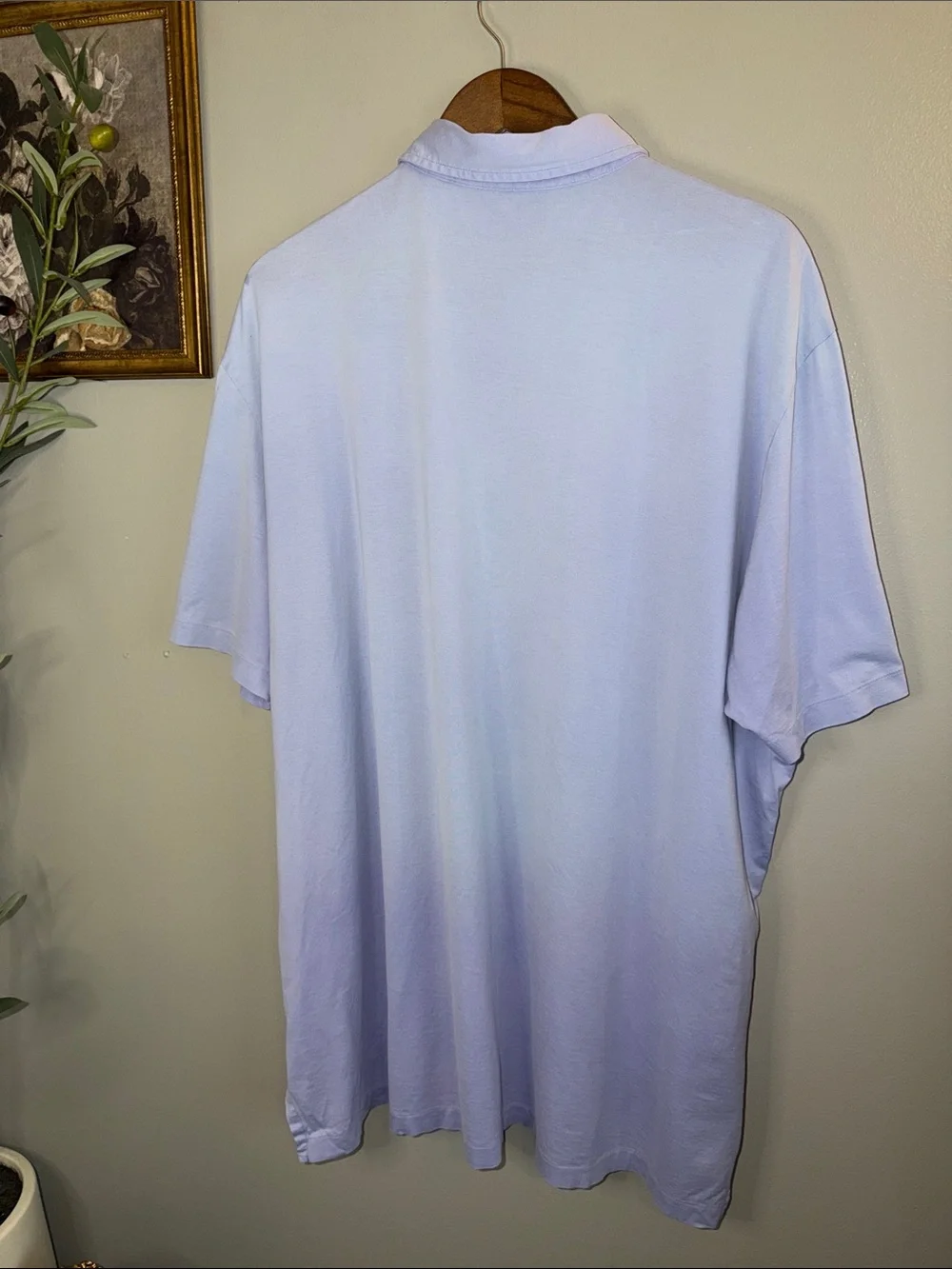 Polo Golf Ralph Lauren Pima Cotton Lisle Polo XXL Lavender Emerald Coast Logo